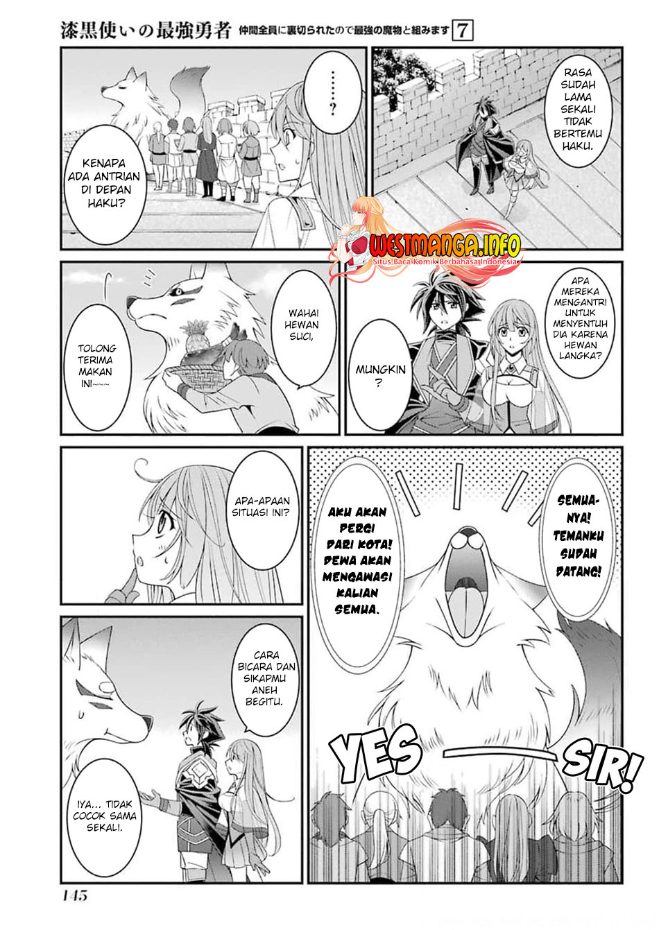 Shikkoku Tsukai no Saikyou Yuusha Nakama Zenin ni Uragirareta node Saikyou no Mamono to Kumimasu Chapter 36 Bahasa Indonesia