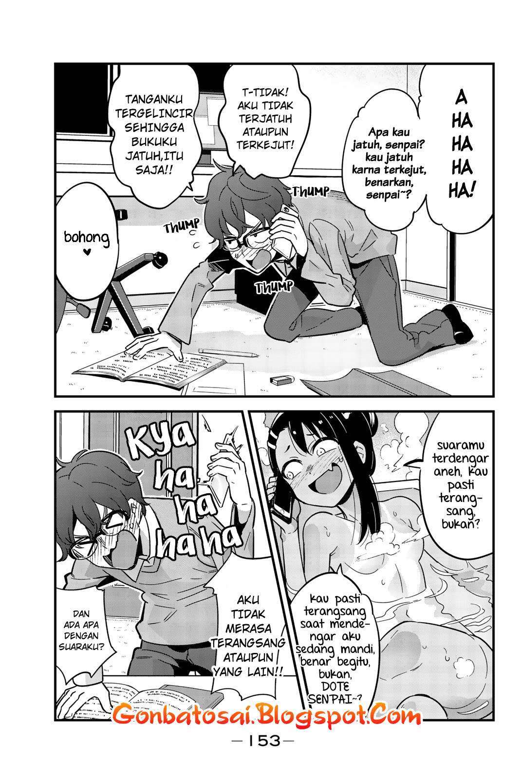 Ijiranaide, Nagatoro-san Chapter 08.2 Bahasa Indonesia