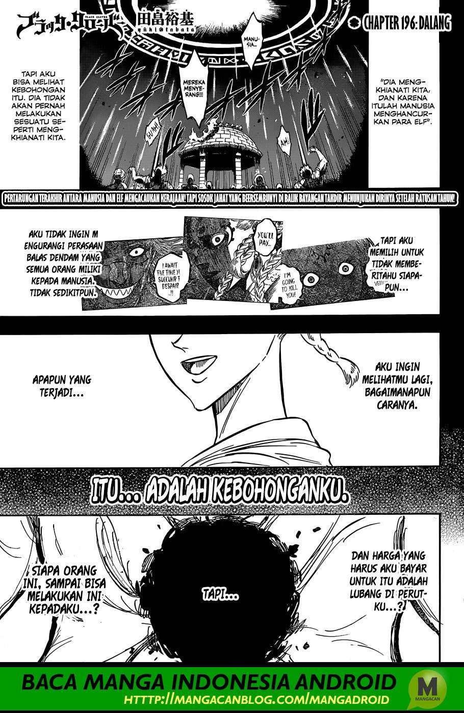 Black Clover Chapter 196 Bahasa Indonesia