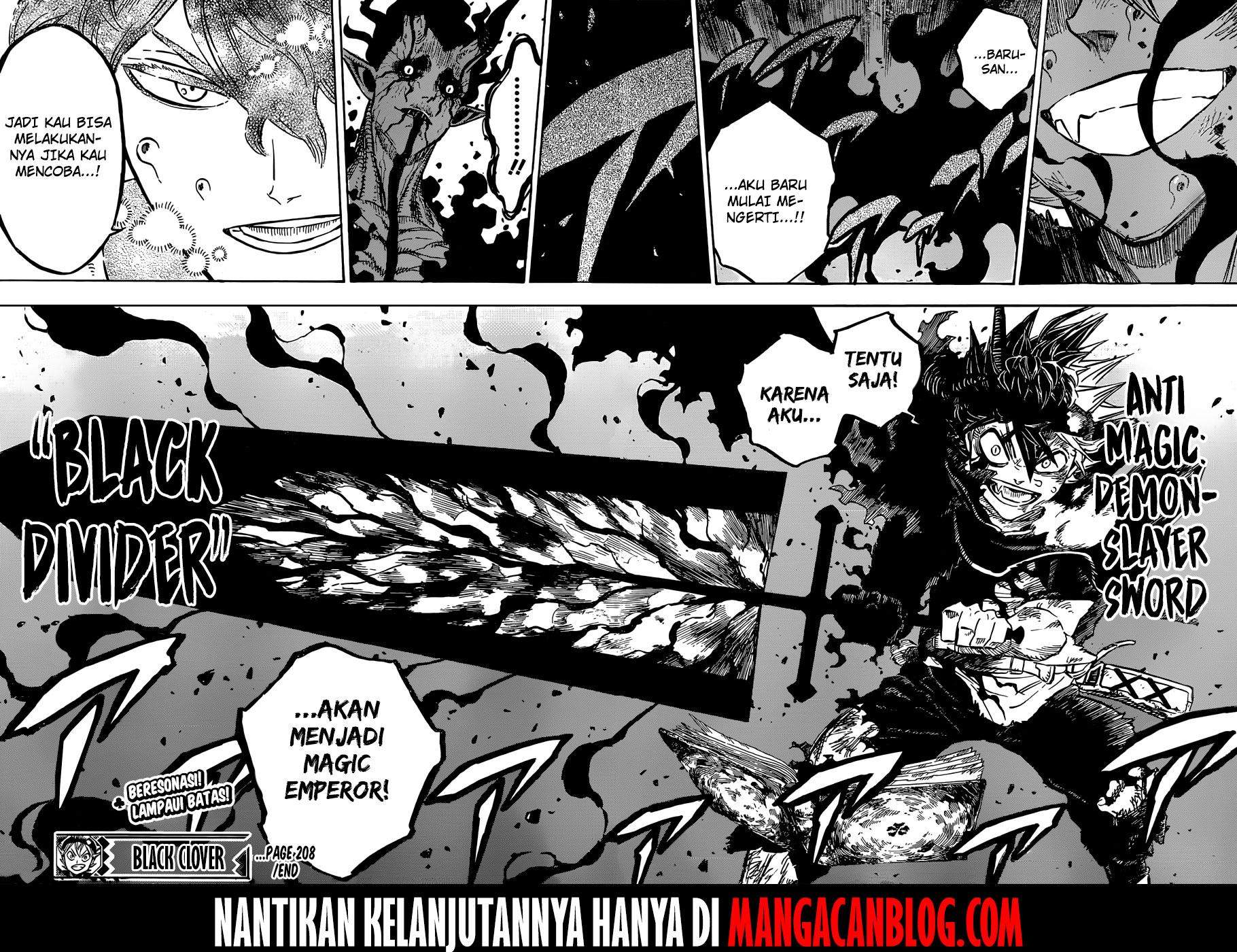 Black Clover Chapter 208 Bahasa Indonesia