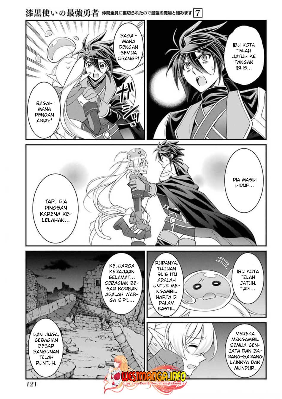 Shikkoku Tsukai no Saikyou Yuusha Nakama Zenin ni Uragirareta node Saikyou no Mamono to Kumimasu Chapter 35 Bahasa Indonesia