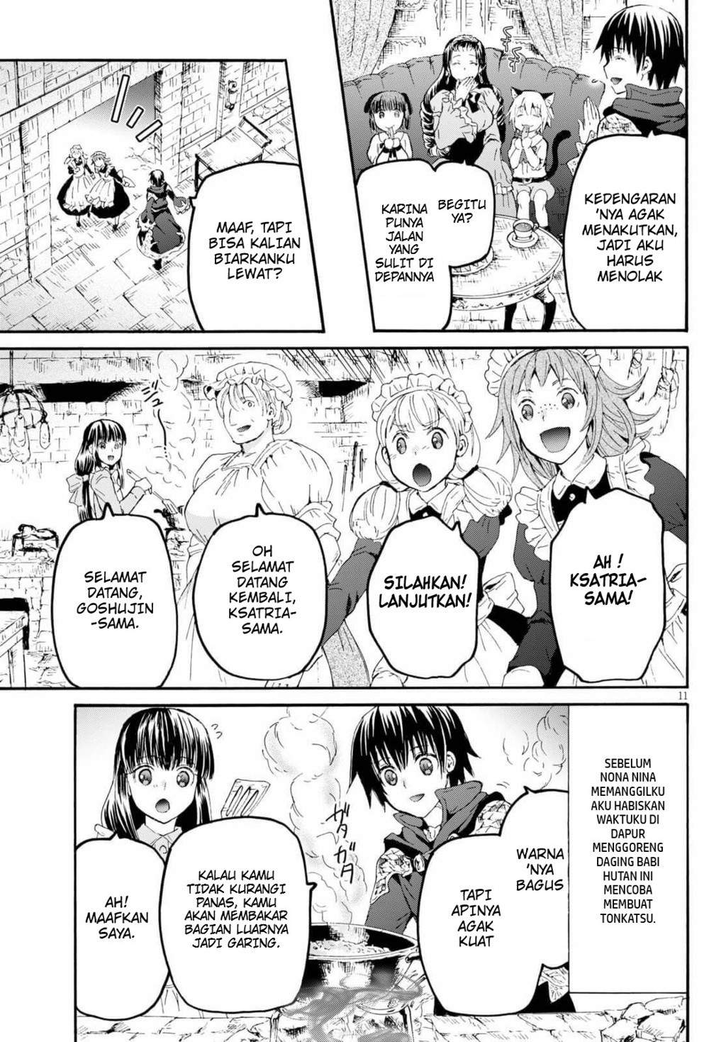 Death March kara Hajimaru Isekai Kyousoukyoku Chapter 65 Bahasa Indonesia