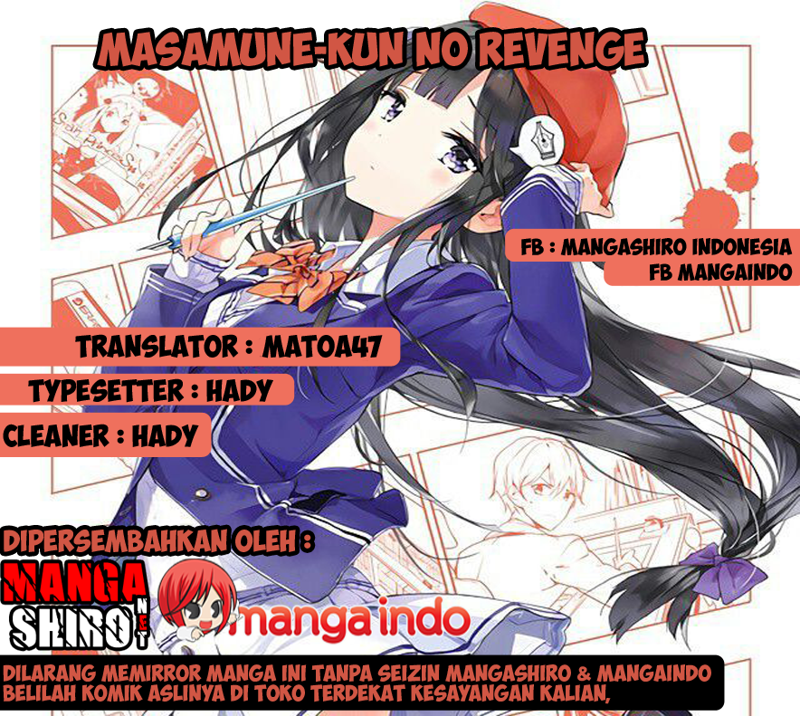 Masamune-kun no Revenge Chapter 26 Bahasa Indonesia