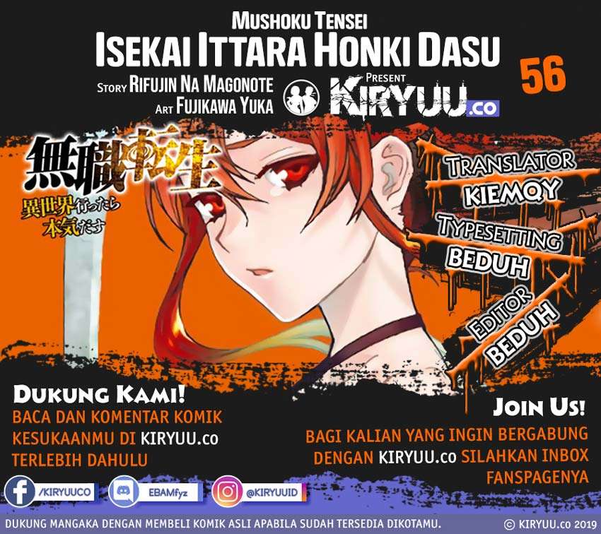 Mushoku Tensei – Isekai Ittara Honki Dasu Chapter 56 Bahasa Indonesia