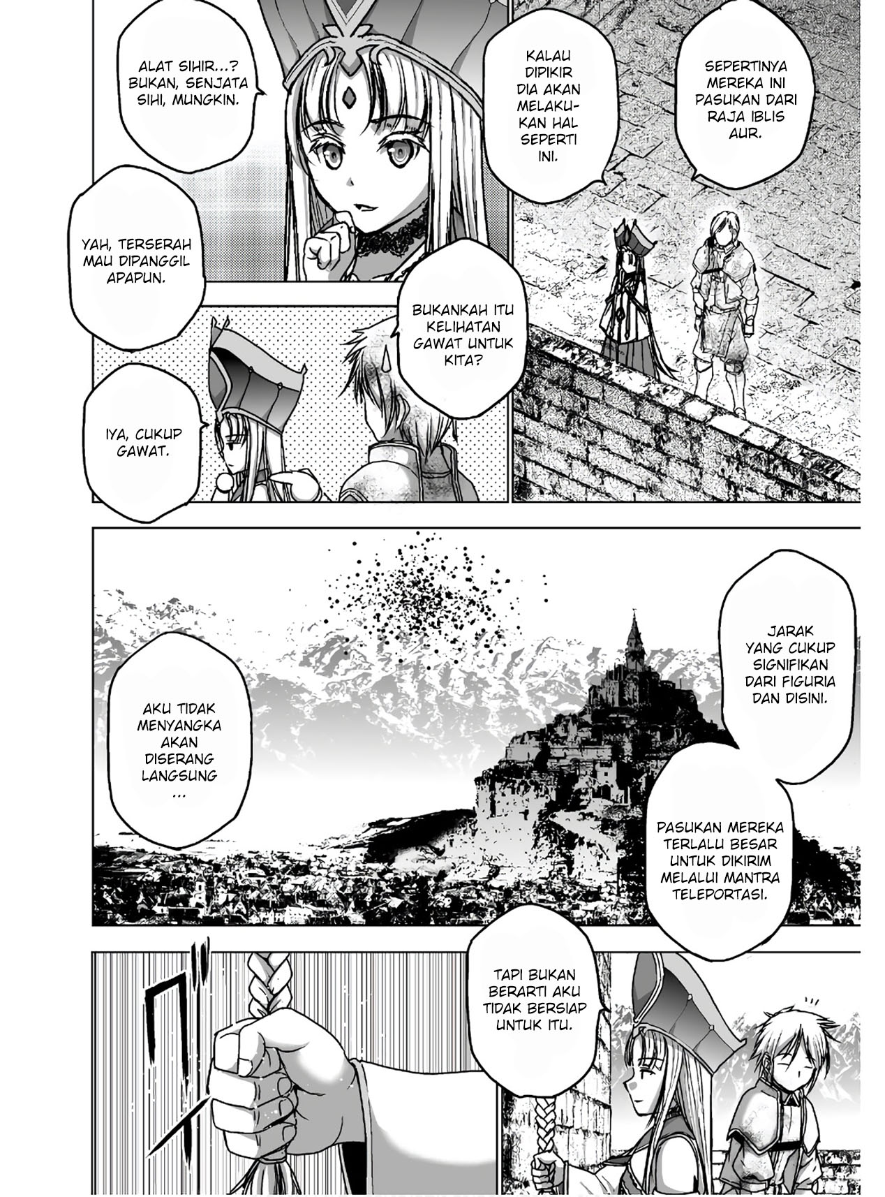 Maou no Hajimekata Chapter 49 Bahasa Indonesia