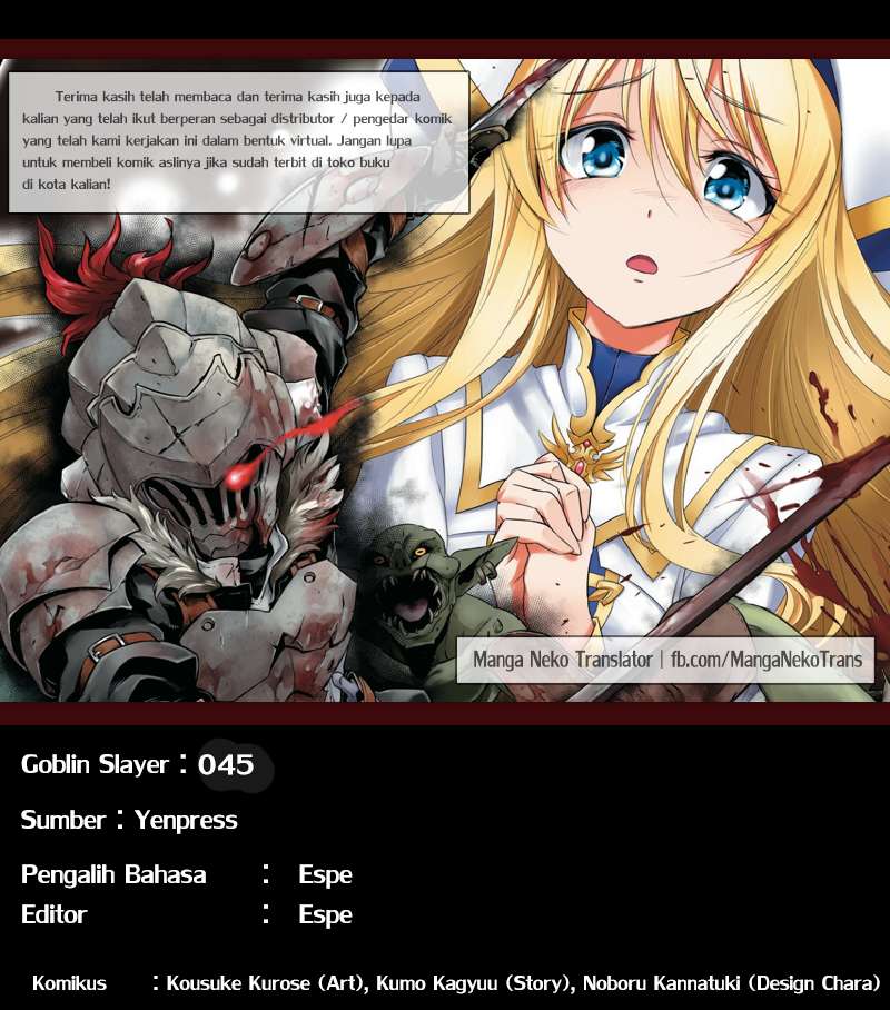 Goblin Slayer Chapter 45 Bahasa Indonesia