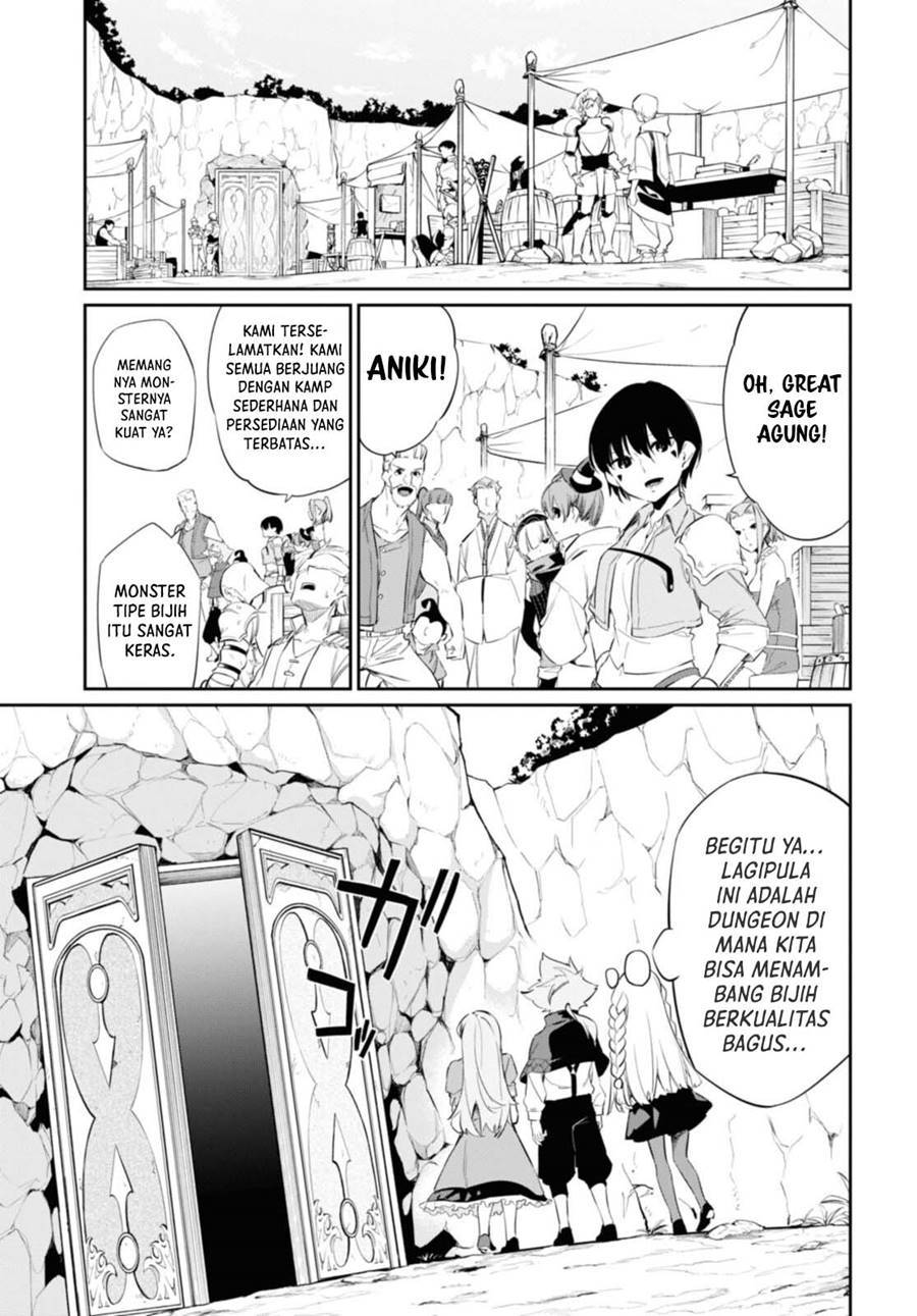 Maryoku Zero de Saikyou no Daikenja: Sore wa Mahou de wa Nai, Butsuri da! Chapter 17.1 Bahasa Indonesia