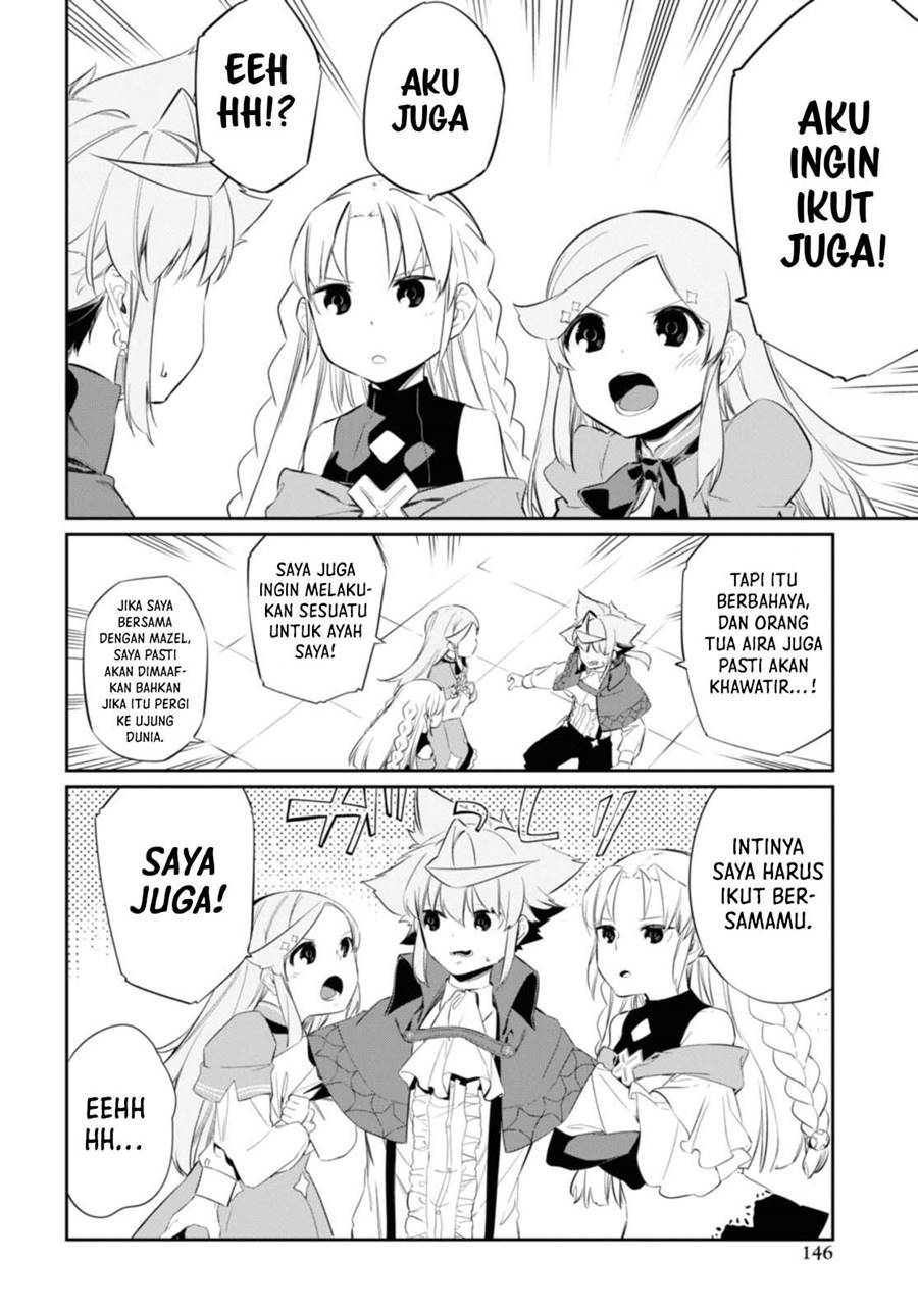 Maryoku Zero de Saikyou no Daikenja: Sore wa Mahou de wa Nai, Butsuri da! Chapter 17.1 Bahasa Indonesia