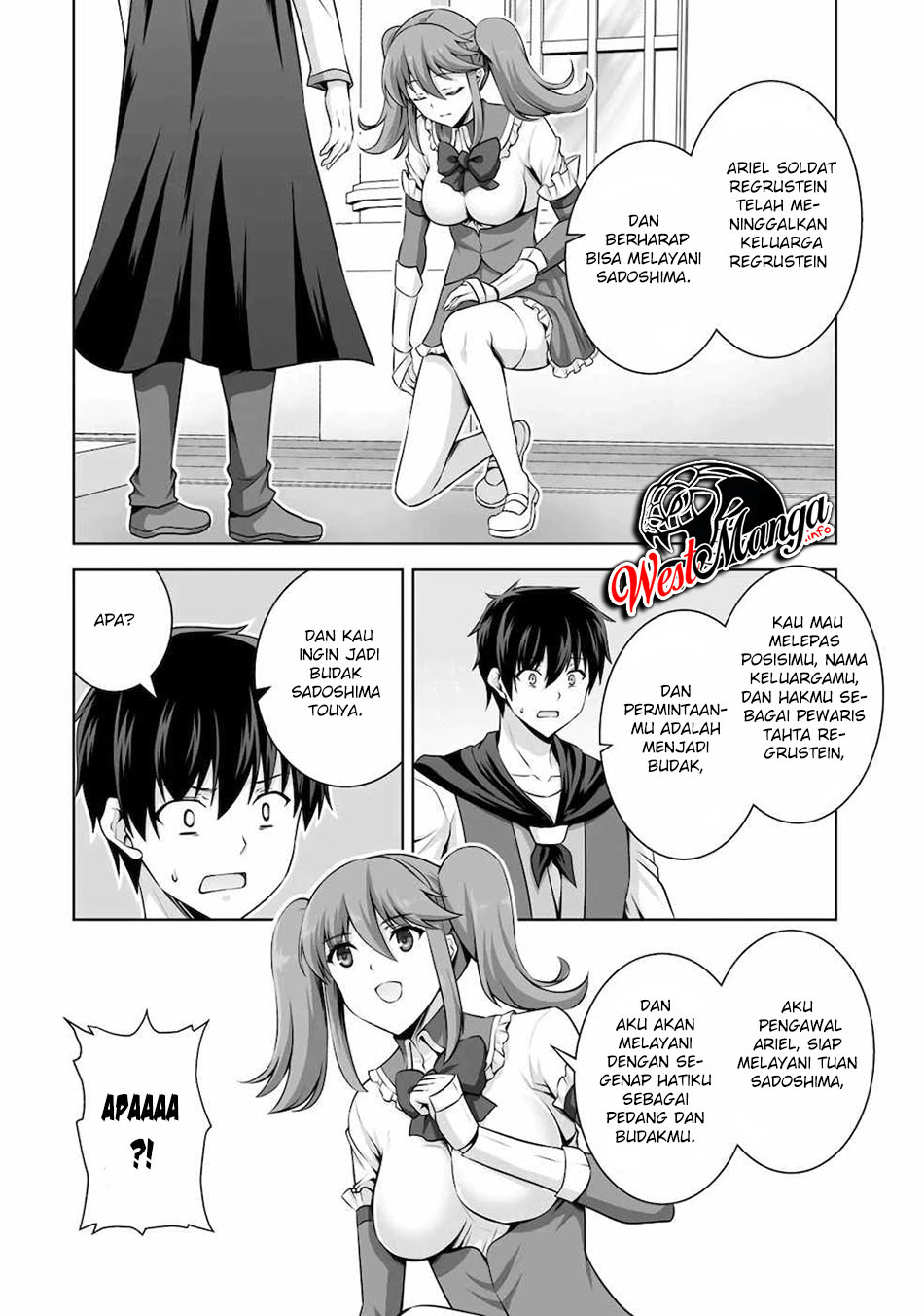 Kami no Techigai de Shindara Zumi de Isekai ni Hourikomare Mashita Chapter 10 Bahasa Indonesia