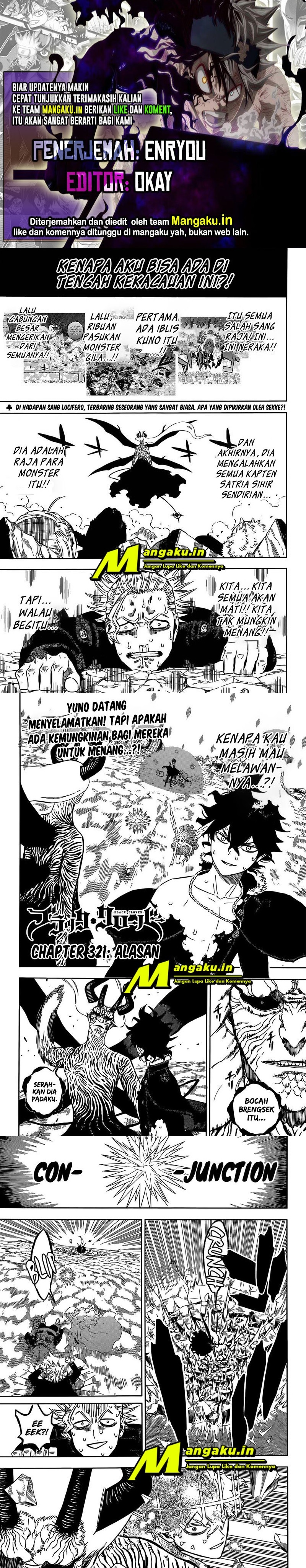 Black Clover Chapter 321 Bahasa Indonesia