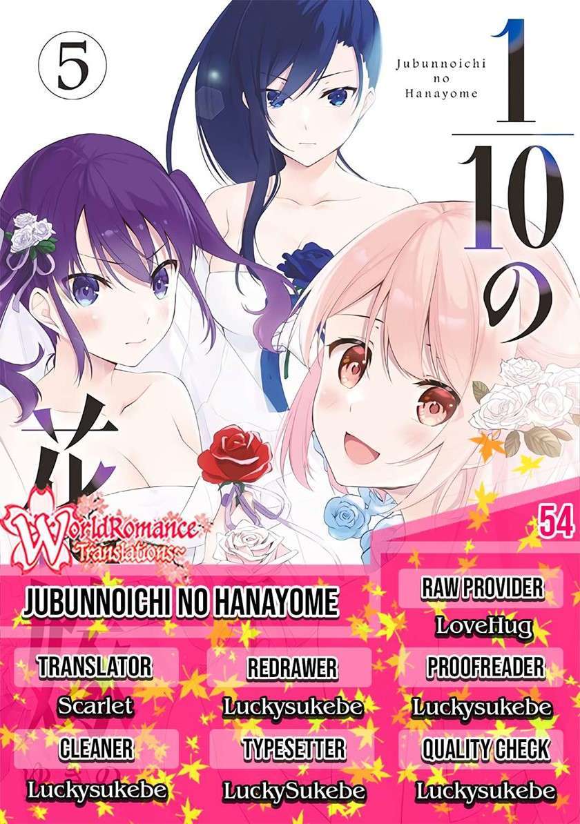 Jubunnoichi no Hanayome Chapter 54 Bahasa Indonesia