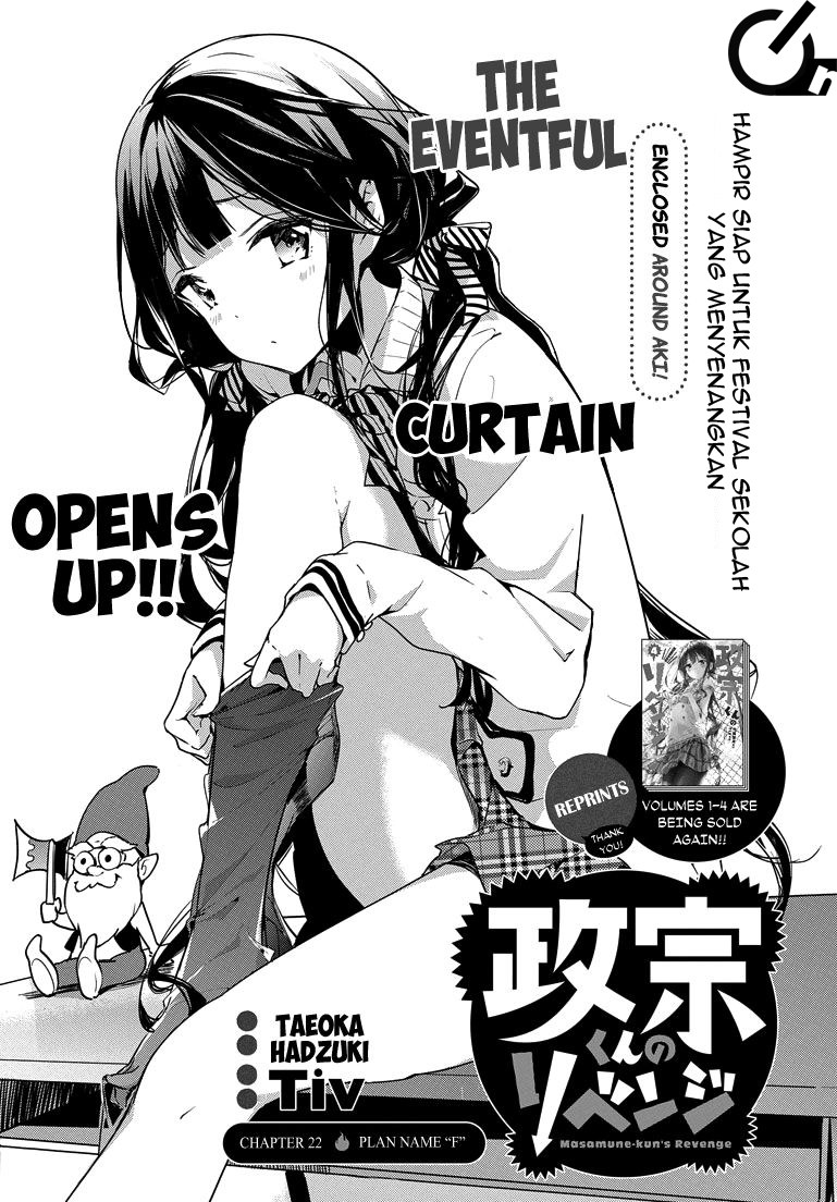 Masamune-kun no Revenge Chapter 22 Bahasa Indonesia