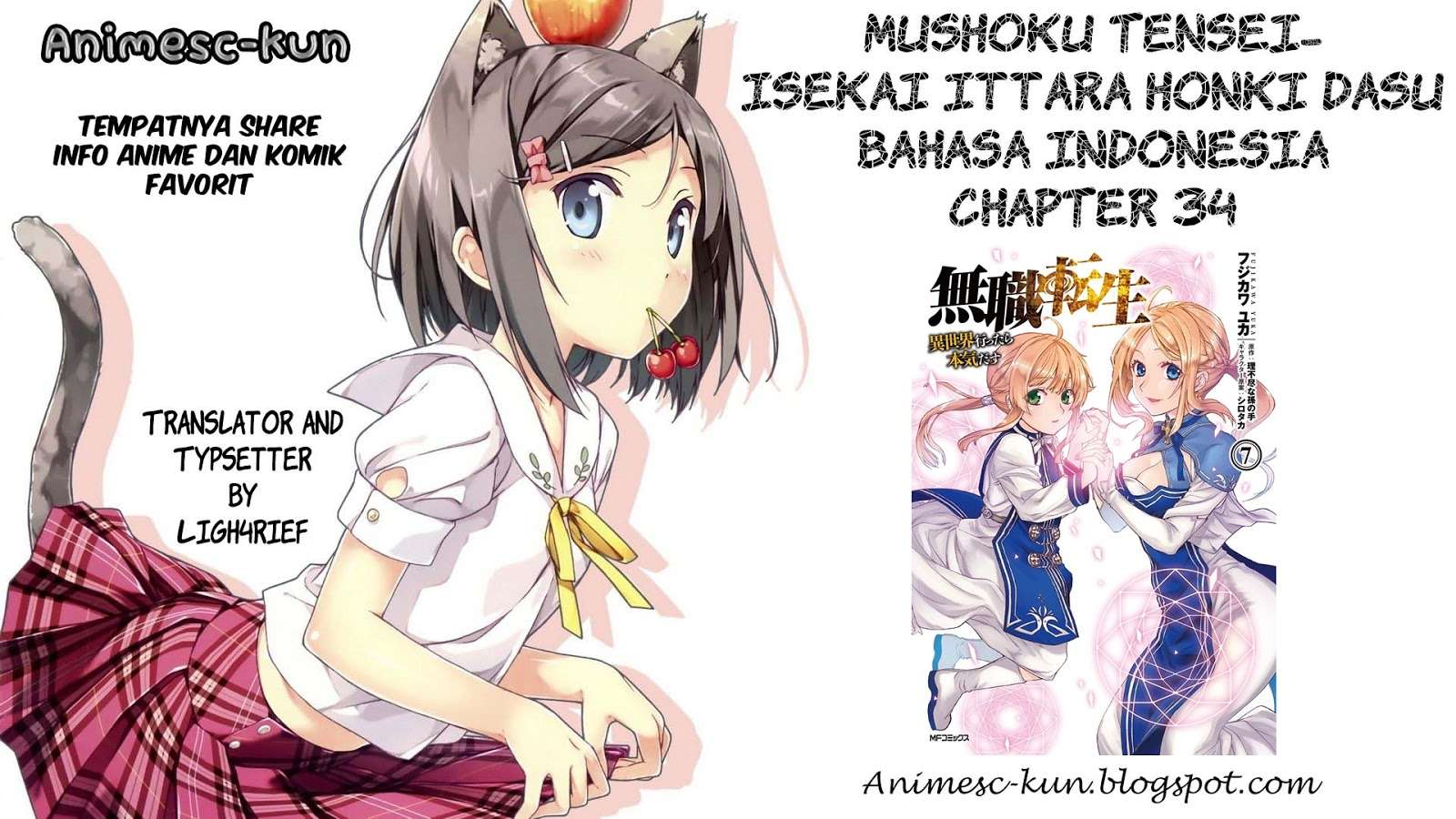 Mushoku Tensei – Isekai Ittara Honki Dasu Chapter 34 Bahasa Indonesia