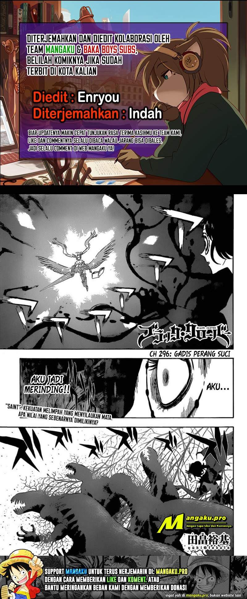Black Clover Chapter 296 Bahasa Indonesia