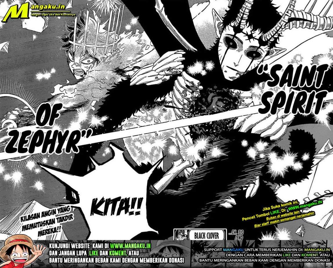 Black Clover Chapter 310 Bahasa Indonesia