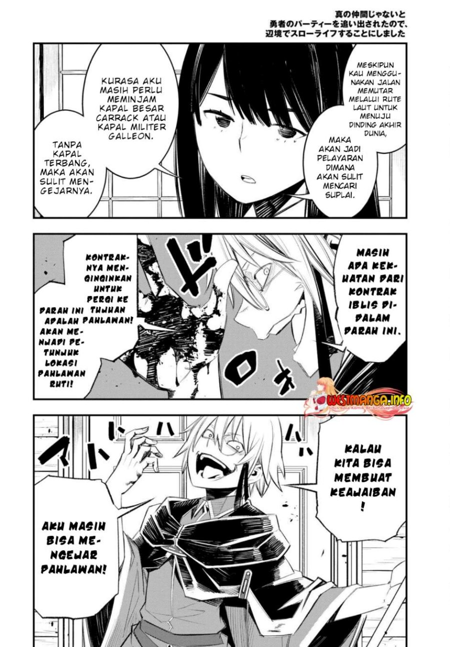 Shin no Nakama Janai to Yuusha no Party o Oidasareta node, Henkyou de Slow Life Suru Koto ni Shimashita (Novel) Chapter 43 Bahasa Indonesia