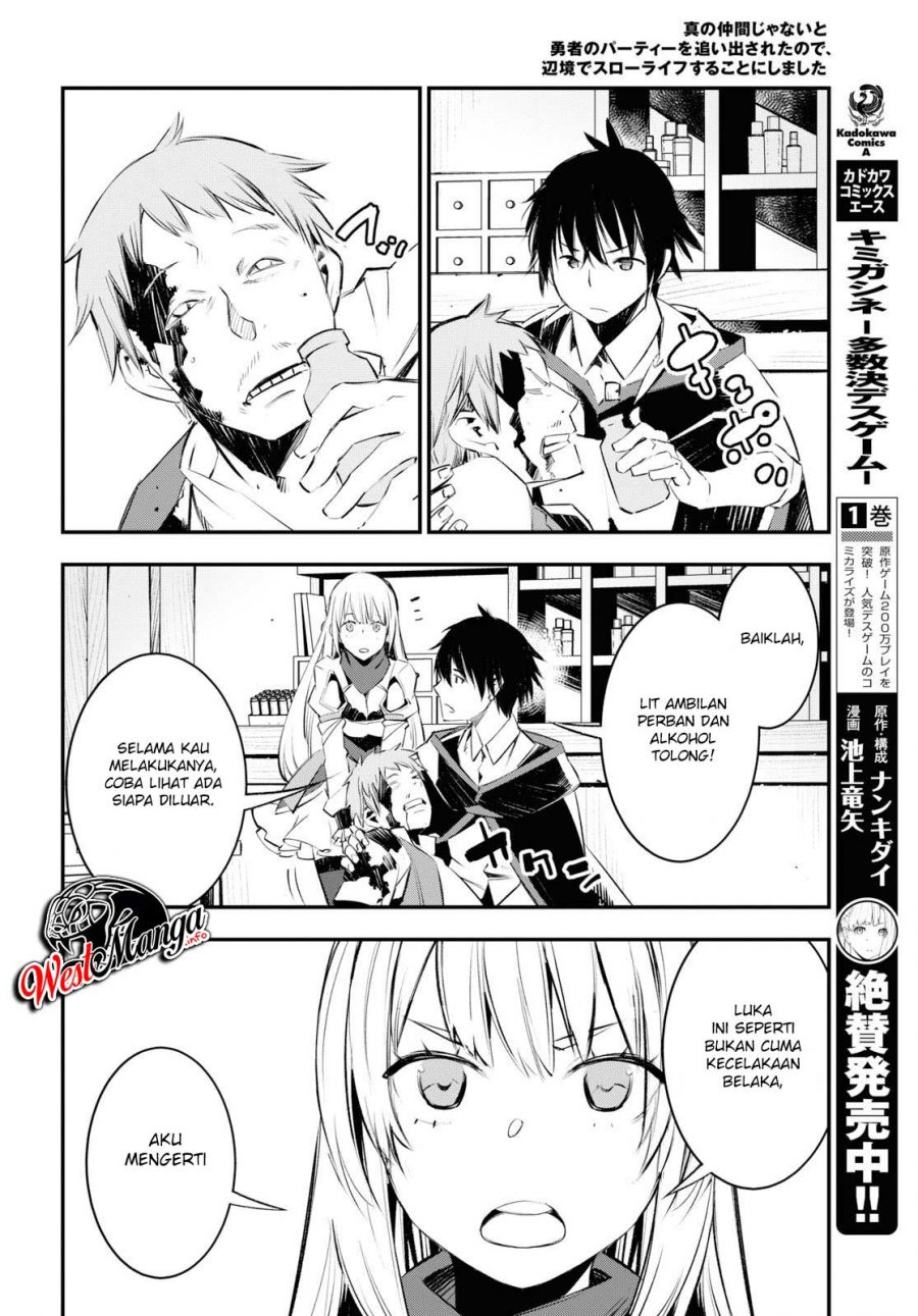 Shin no Nakama Janai to Yuusha no Party o Oidasareta node, Henkyou de Slow Life Suru Koto ni Shimashita (Novel) Chapter 20 Bahasa Indonesia