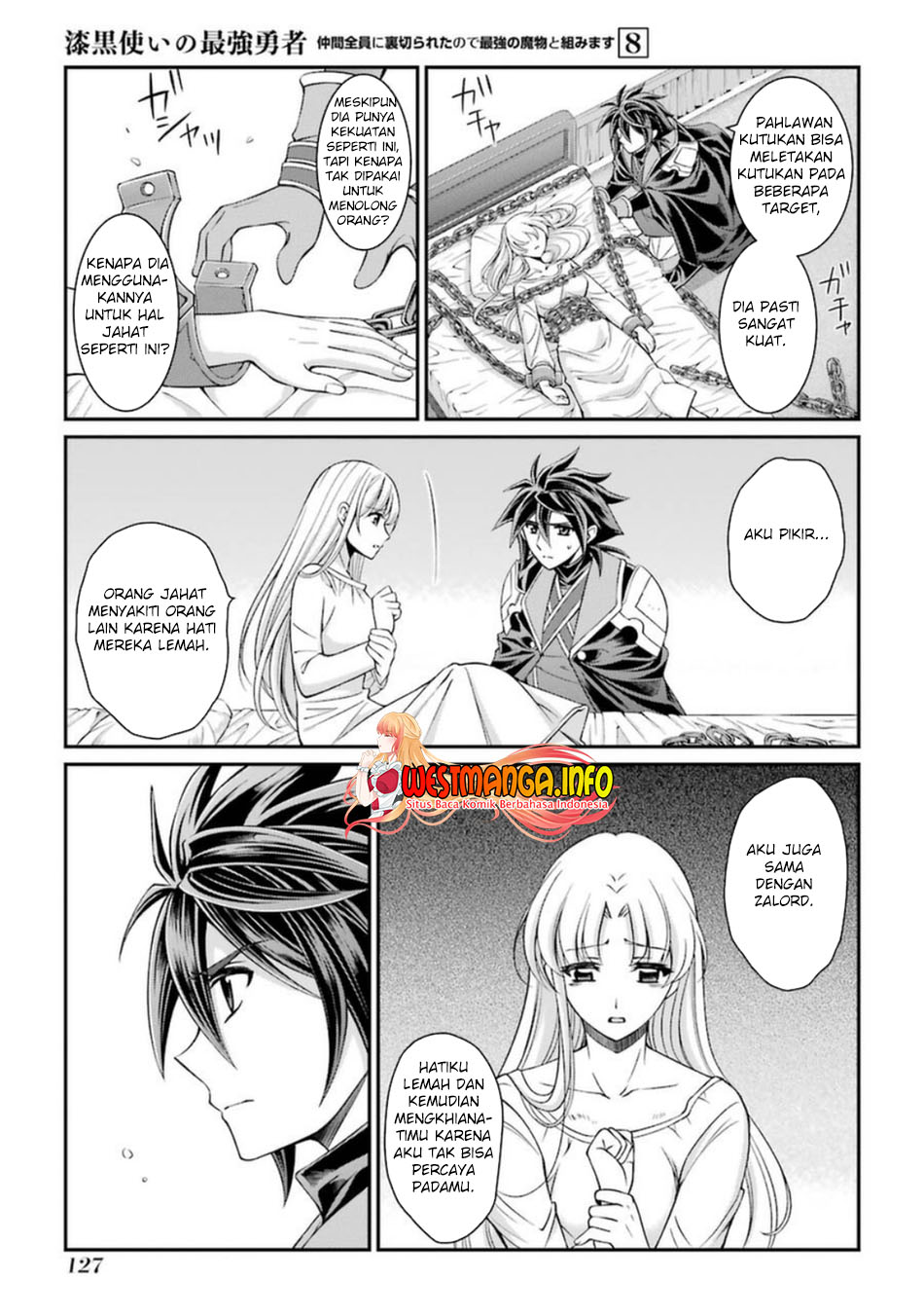 Shikkoku Tsukai no Saikyou Yuusha Nakama Zenin ni Uragirareta node Saikyou no Mamono to Kumimasu Chapter 41 Bahasa Indonesia