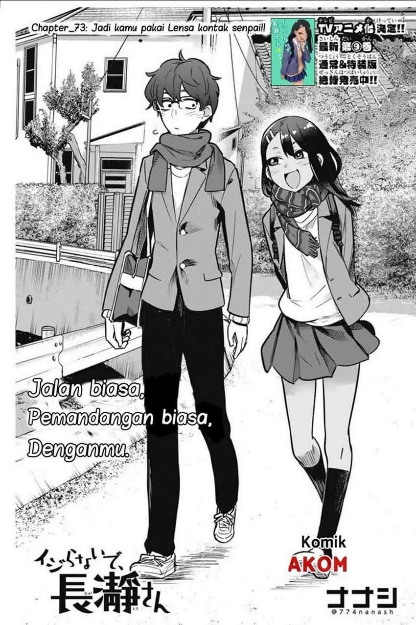 Ijiranaide, Nagatoro-san Chapter 73 Bahasa Indonesia