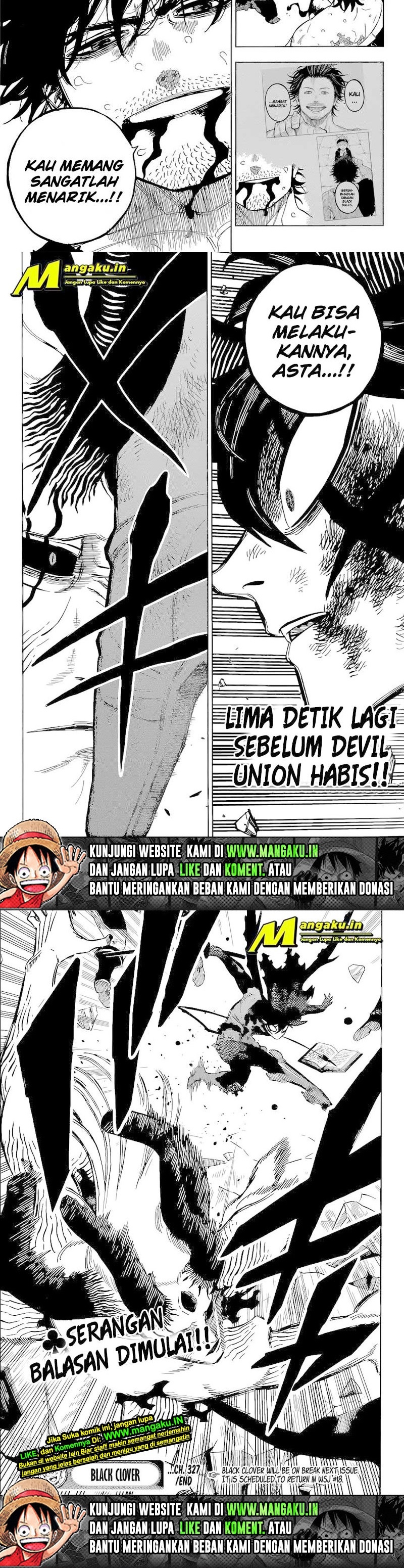 Black Clover Chapter 327 Bahasa Indonesia