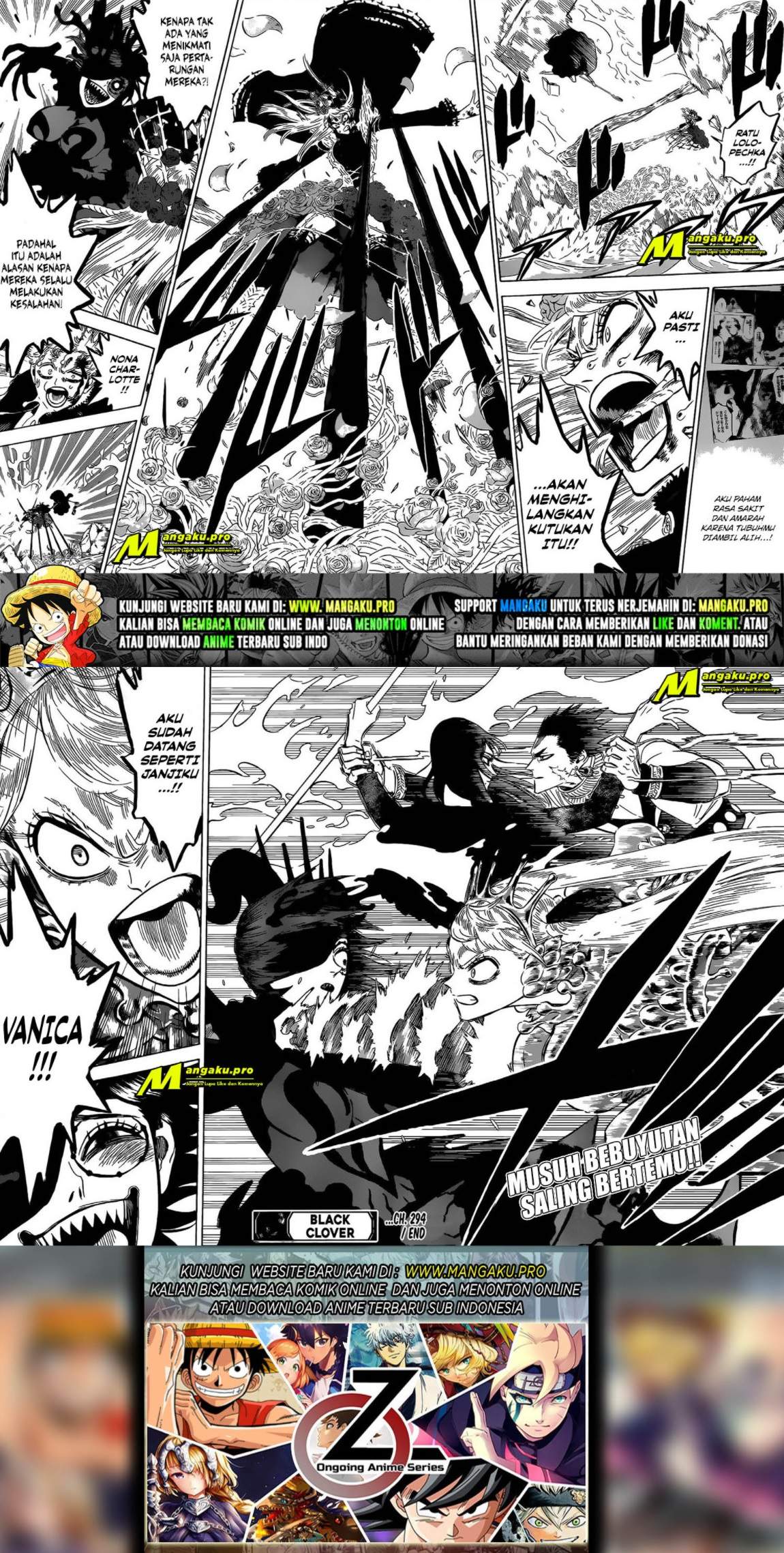 Black Clover Chapter 294 Bahasa Indonesia