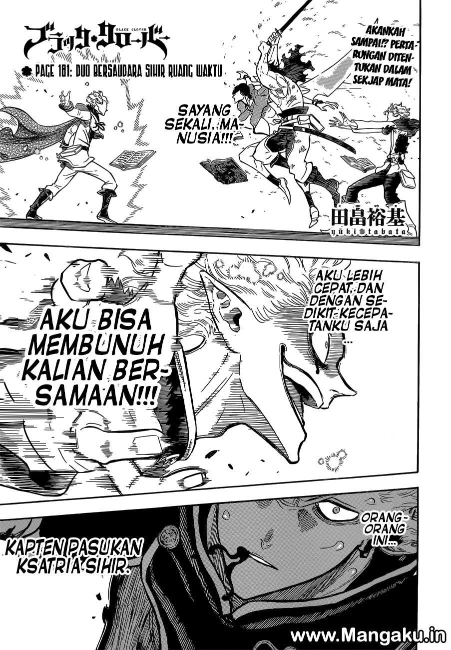 Black Clover Chapter 181 Bahasa Indonesia