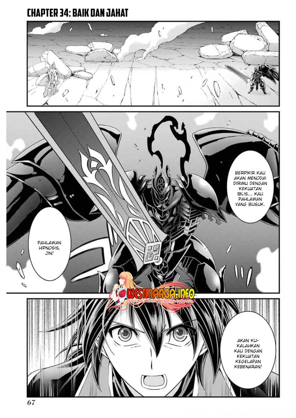 Shikkoku Tsukai no Saikyou Yuusha Nakama Zenin ni Uragirareta node Saikyou no Mamono to Kumimasu Chapter 34 Bahasa Indonesia