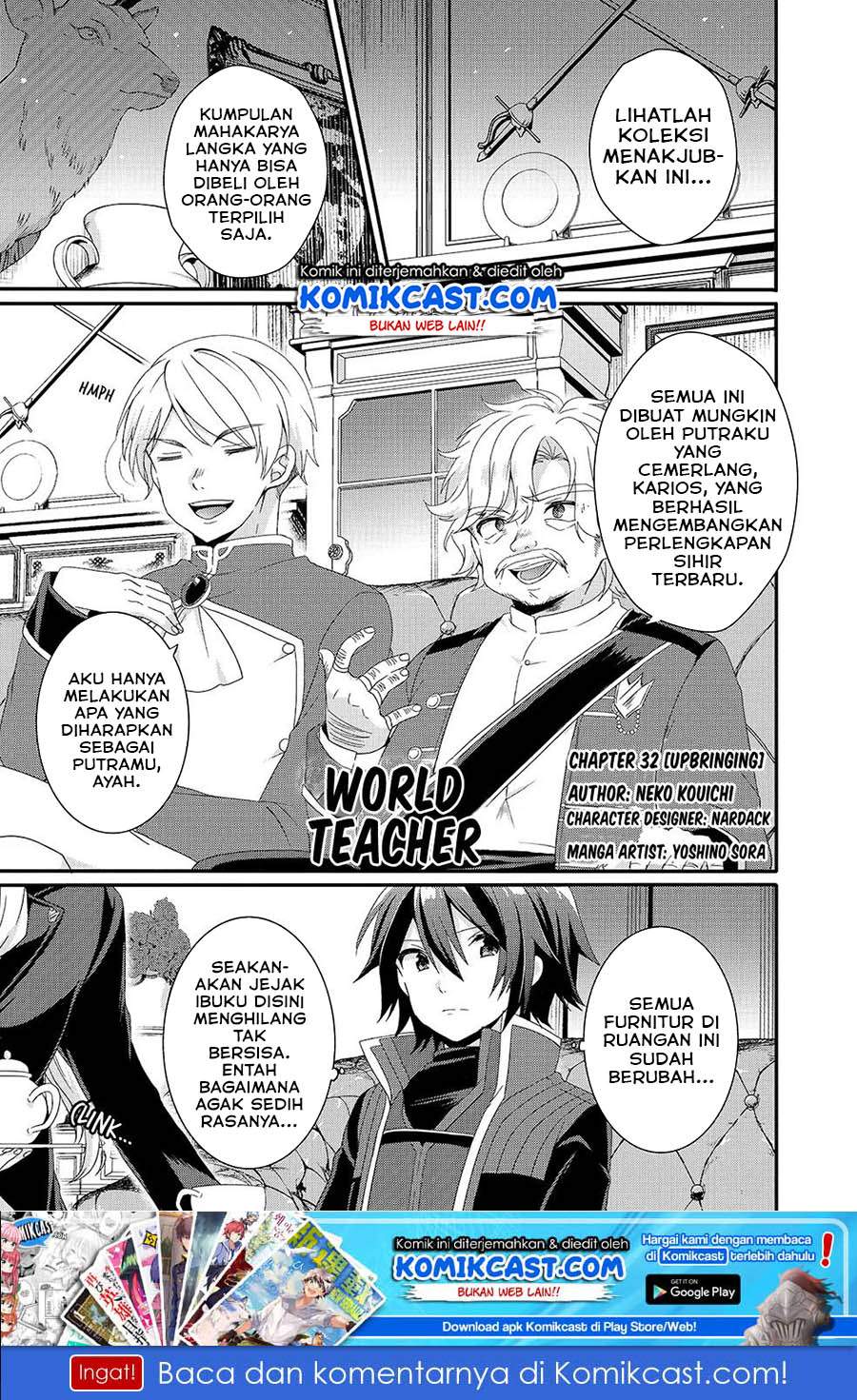 World Teacher – Isekaishiki Kyouiku Agent Chapter 32 Bahasa Indonesia