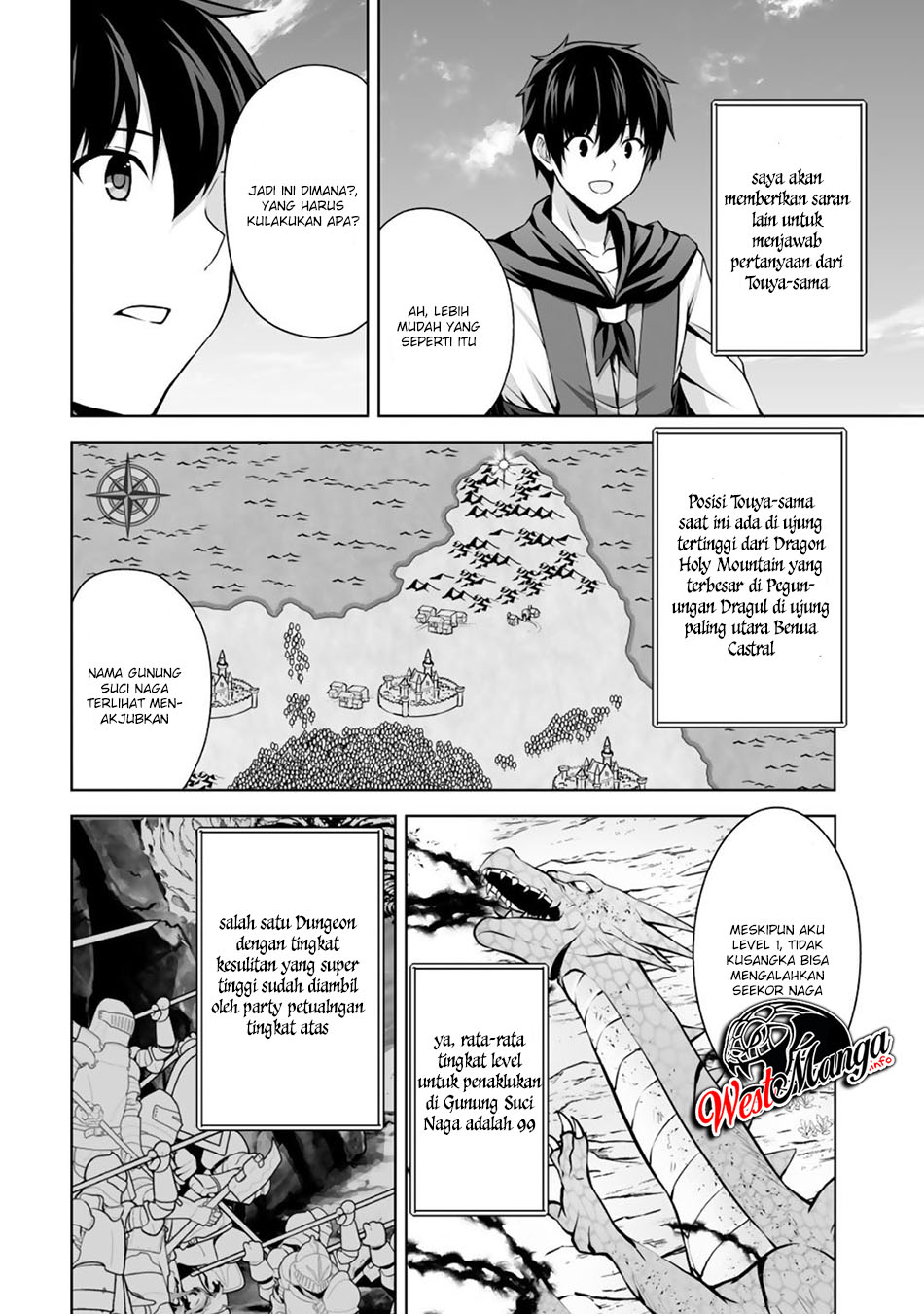 Kami no Techigai de Shindara Zumi de Isekai ni Hourikomare Mashita Chapter 03 Bahasa Indonesia