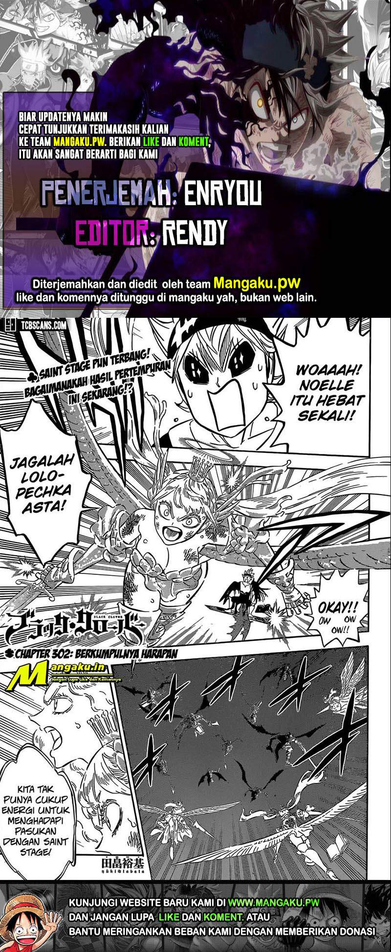 Black Clover Chapter 302 Bahasa Indonesia