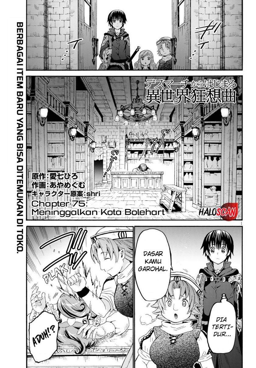 Death March kara Hajimaru Isekai Kyousoukyoku Chapter 75 Bahasa Indonesia