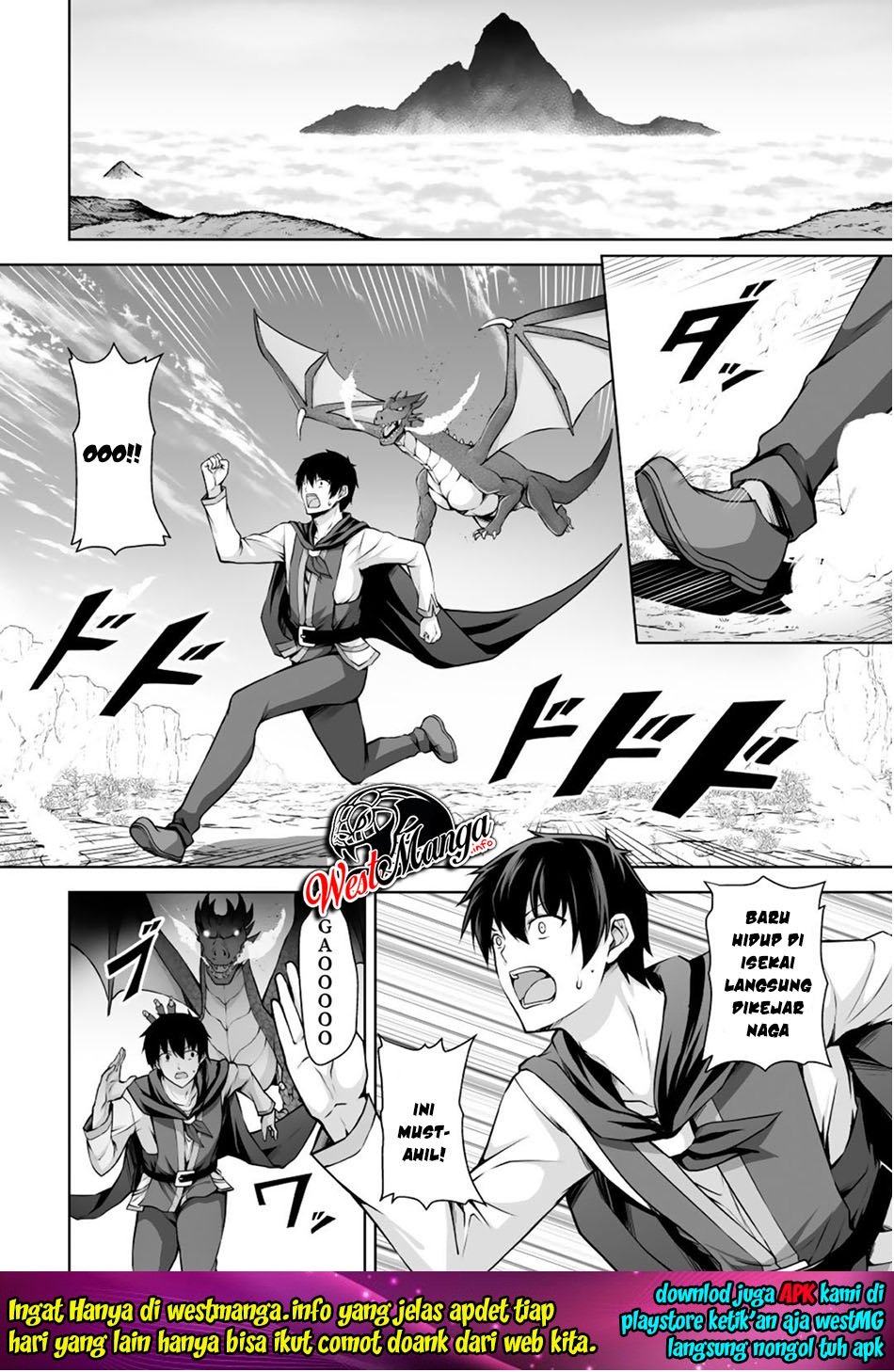 Kami no Techigai de Shindara Zumi de Isekai ni Hourikomare Mashita Chapter 03 Bahasa Indonesia