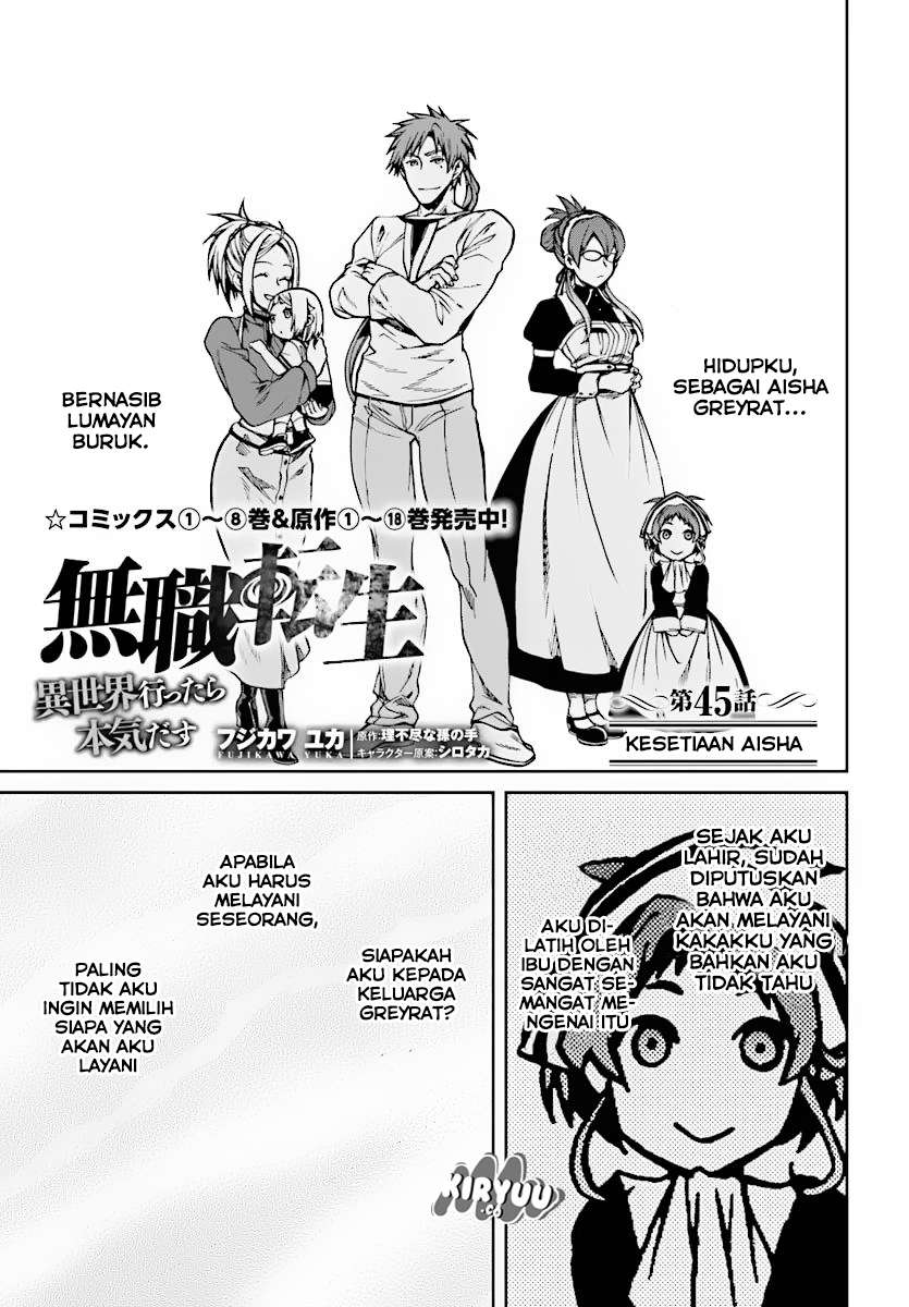 Mushoku Tensei – Isekai Ittara Honki Dasu Chapter 45 Bahasa Indonesia