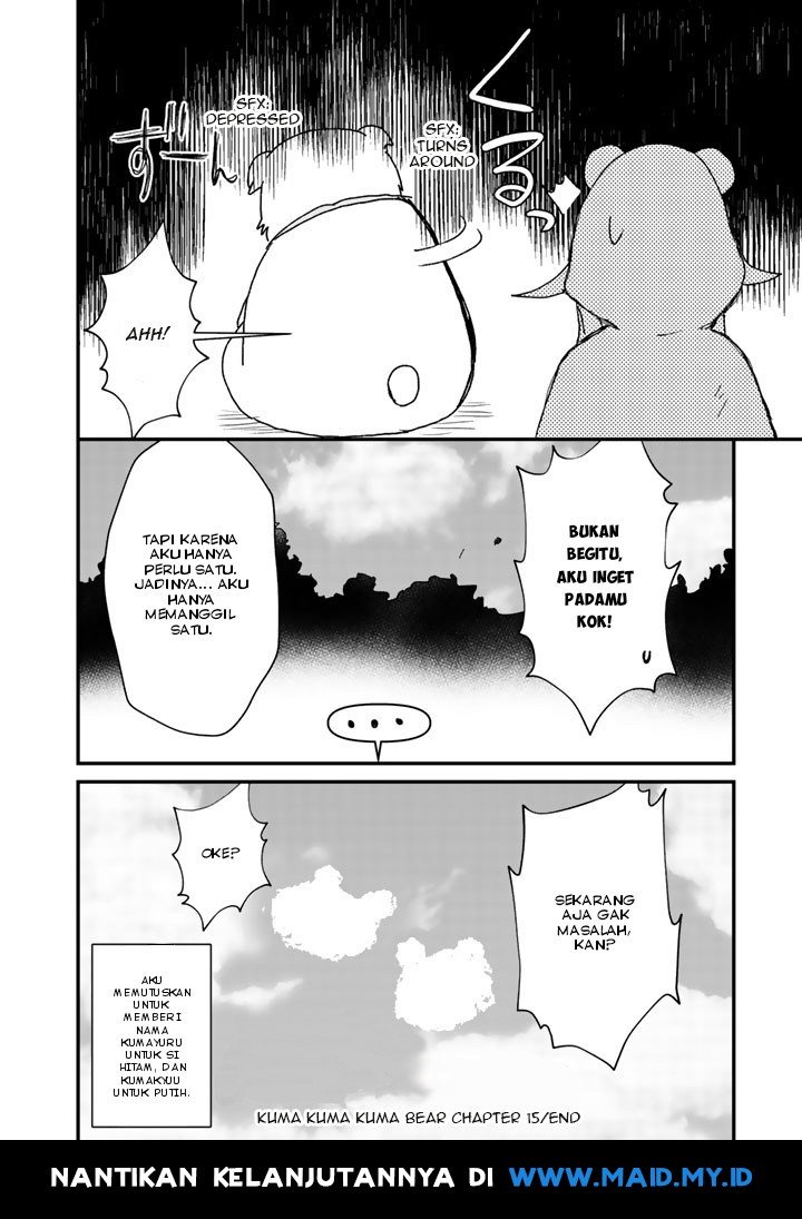 Kuma Kuma Kuma Bear Chapter 15 Bahasa Indonesia