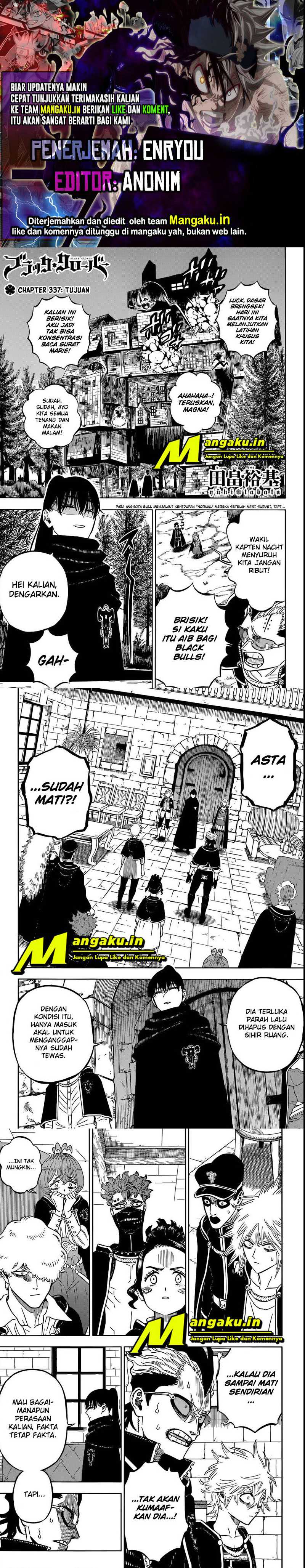 Black Clover Chapter 337 Bahasa Indonesia