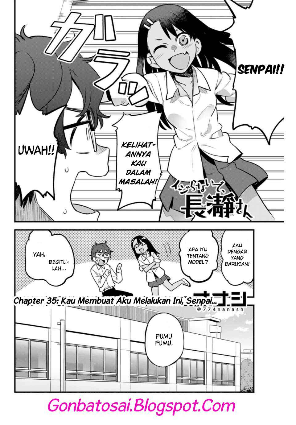 Ijiranaide, Nagatoro-san Chapter 36 Bahasa Indonesia