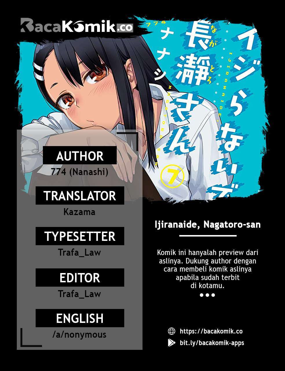 Ijiranaide, Nagatoro-san Chapter 57 Bahasa Indonesia