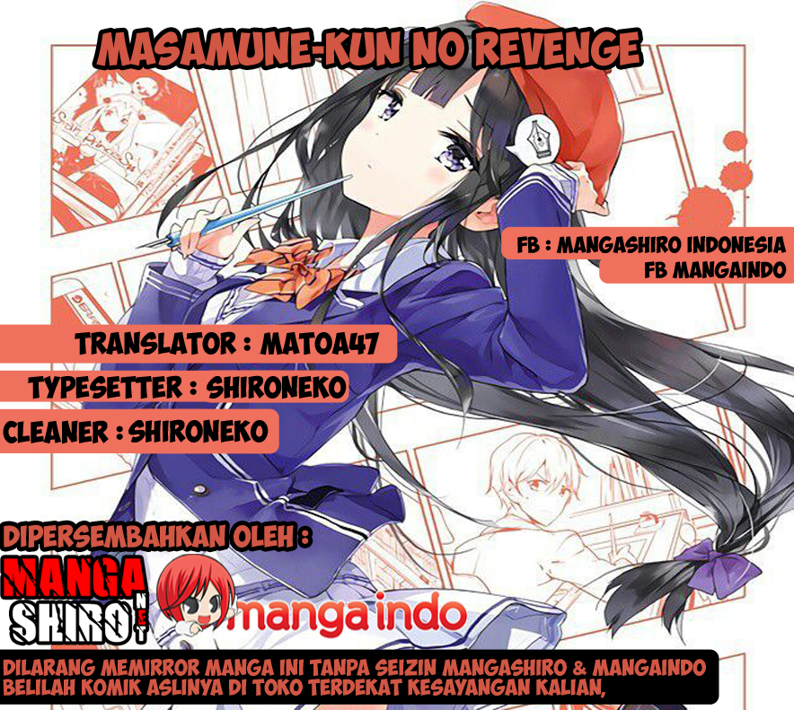 Masamune-kun no Revenge Chapter 34 Bahasa Indonesia