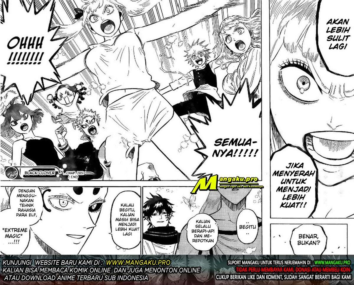 Black Clover Chapter 265 Bahasa Indonesia