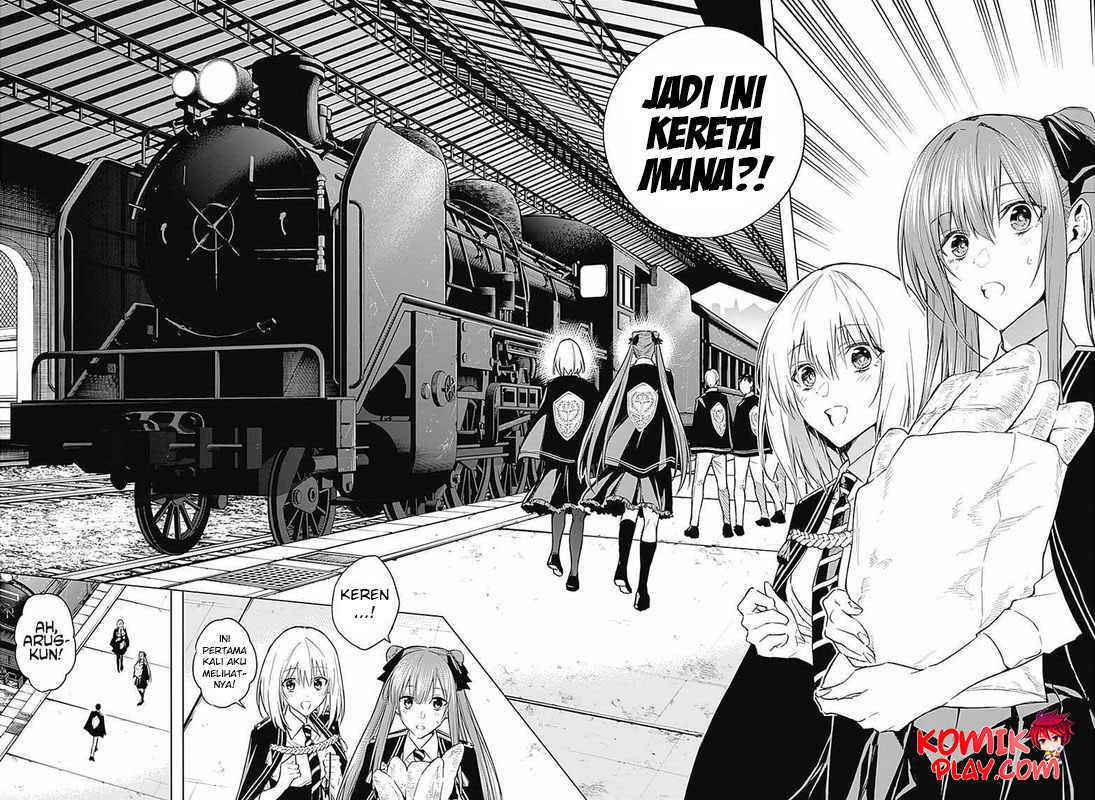 Ouritsu Mahou Gakuen no Saikasei: Slum Agari no Saikyou Mahoushi, Kizoku darake no Gakuen de Musou suru Chapter 35 Bahasa Indonesia