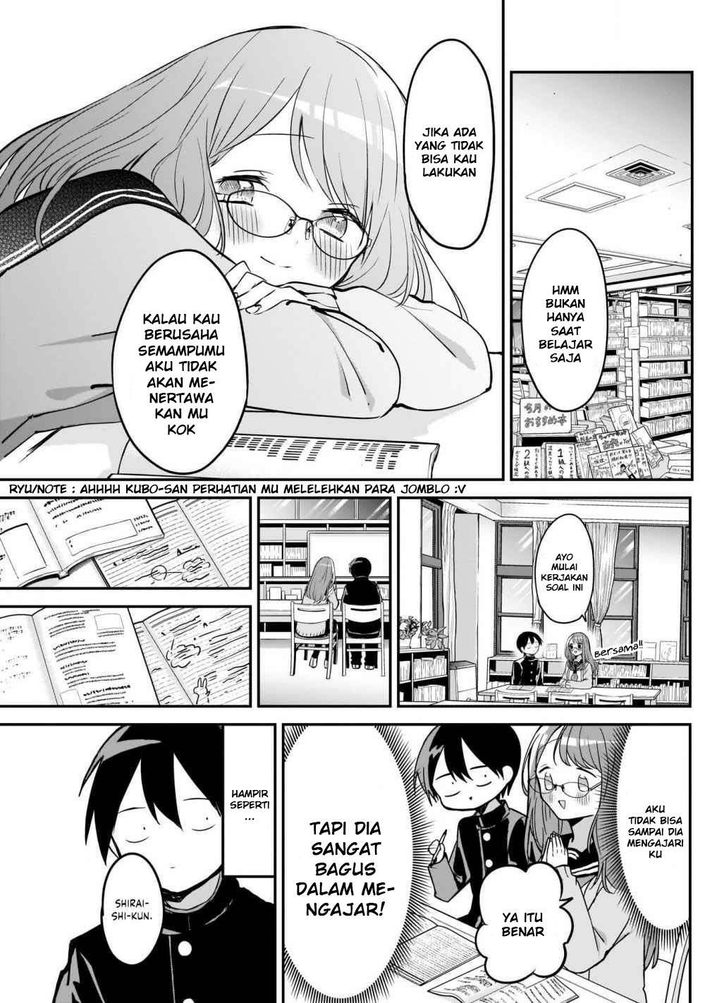 Kubo-san wa Boku (Mobu) wo Yurusanai Chapter 20 Bahasa Indonesia