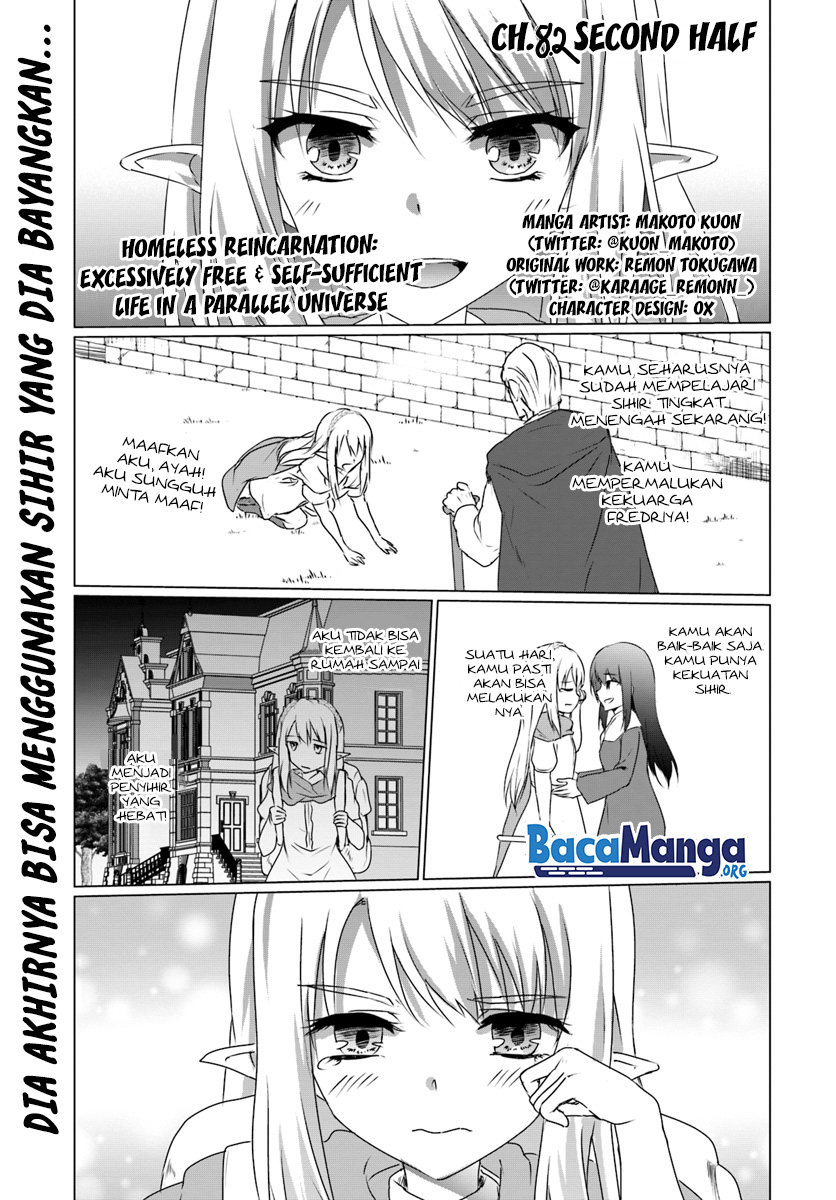 Homeless Tensei: Isekai De Jiyuu Sugiru Majutsu Jisoku Chapter 8.2 Bahasa Indonesia