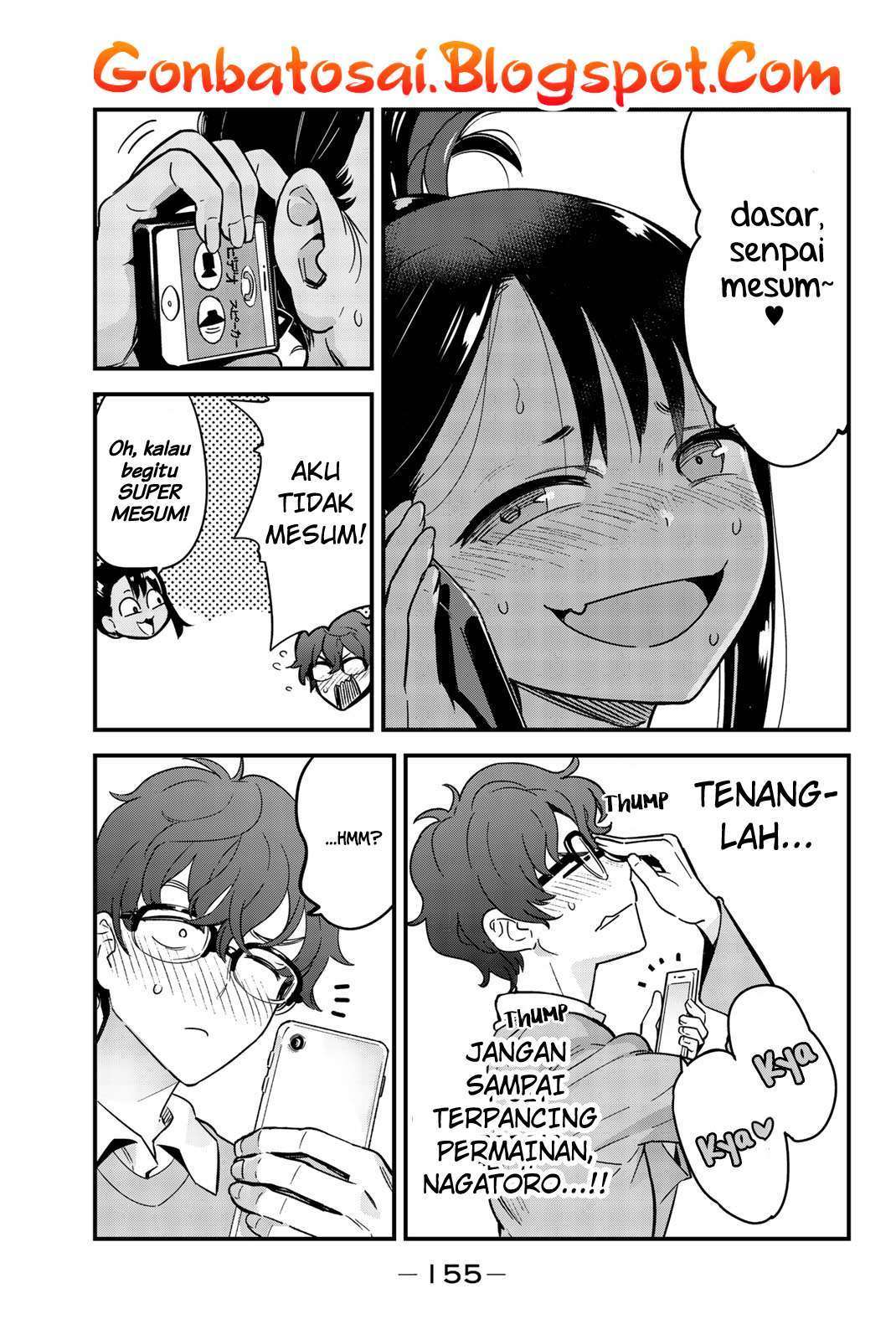 Ijiranaide, Nagatoro-san Chapter 08.2 Bahasa Indonesia