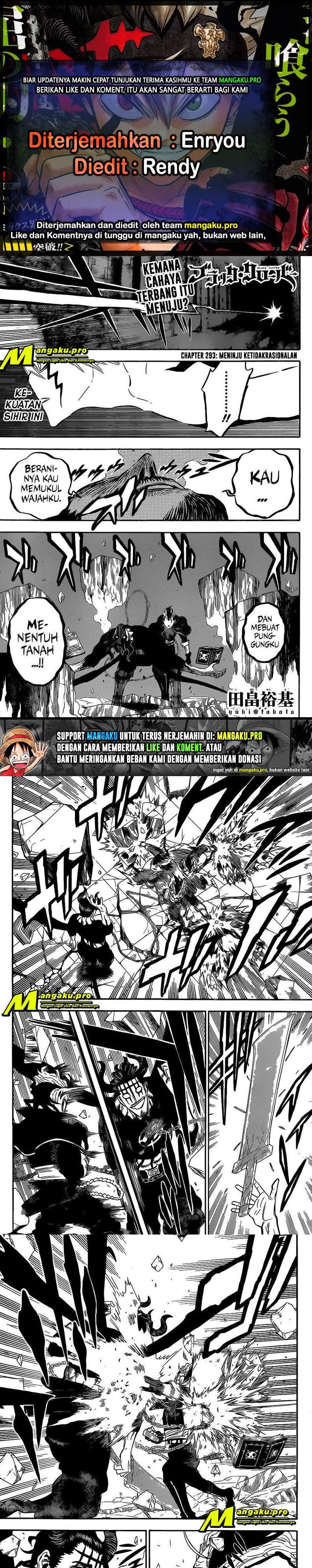 Black Clover Chapter 293 Bahasa Indonesia