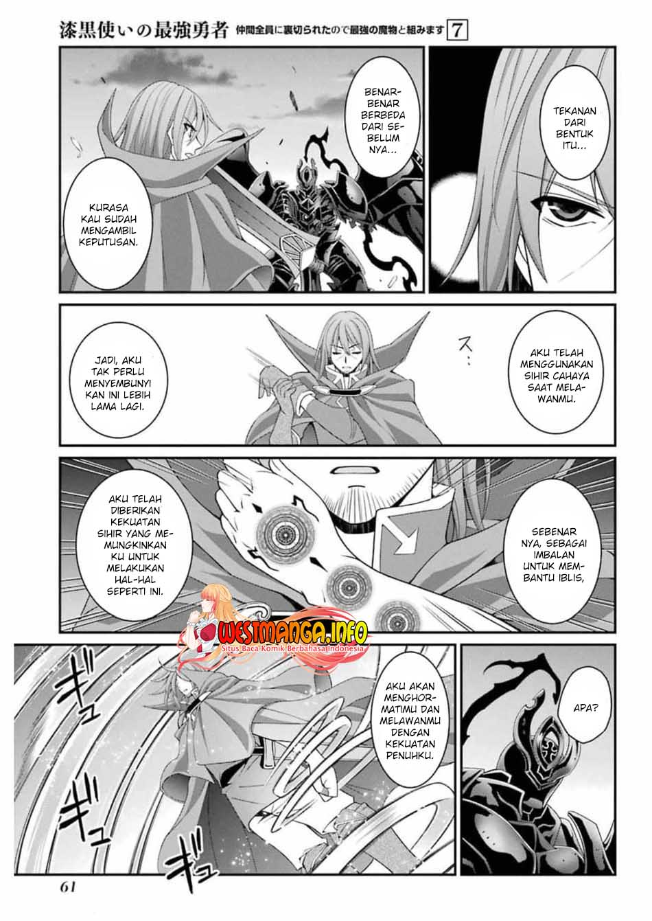 Shikkoku Tsukai no Saikyou Yuusha Nakama Zenin ni Uragirareta node Saikyou no Mamono to Kumimasu Chapter 33 Bahasa Indonesia