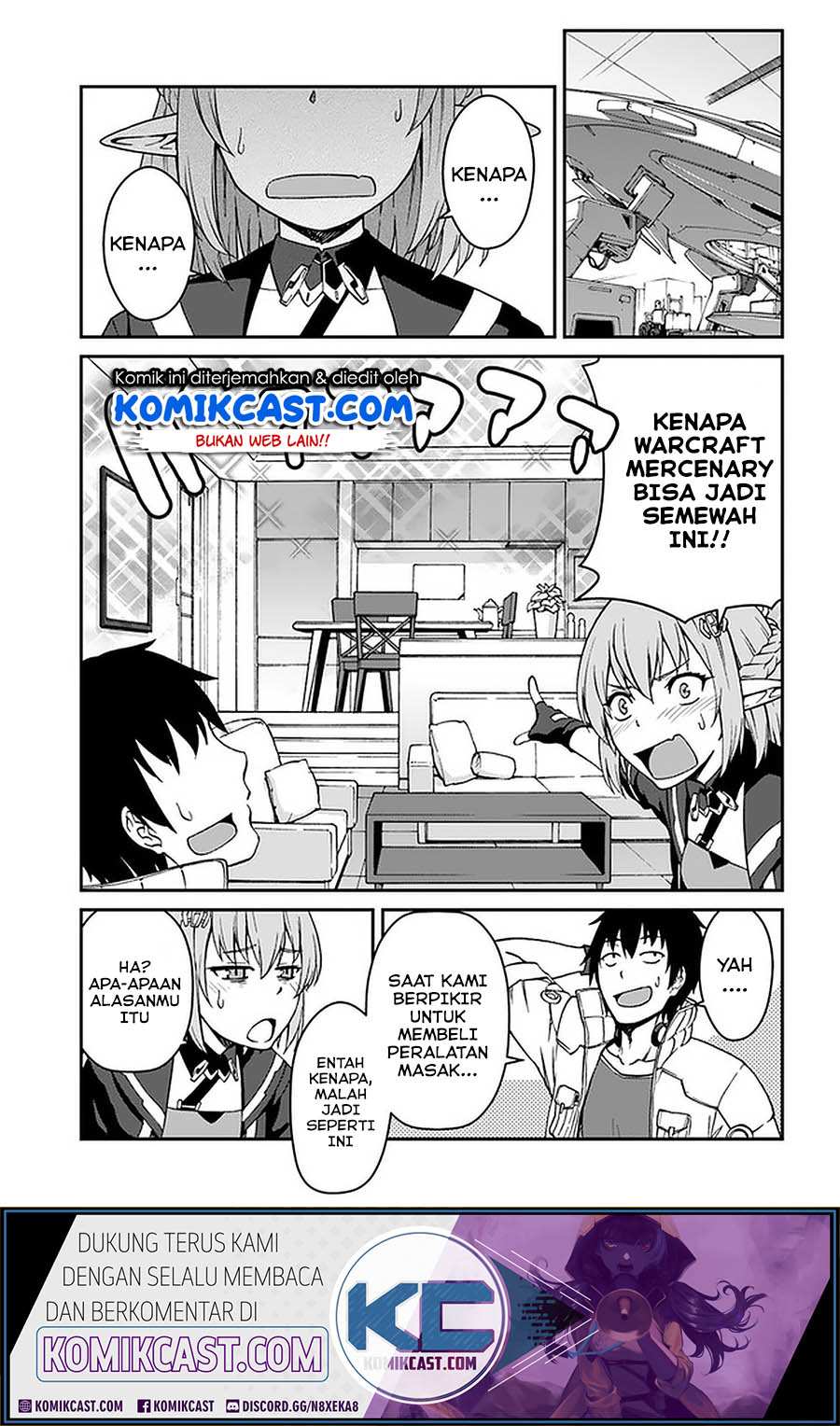 Mezametara Saikyou Soubi to Uchuusen Mochi datta no de, Ikkodate Mezashite Youhei to shite Jiyuu ni Ikitai Chapter 08.2 Bahasa Indonesia