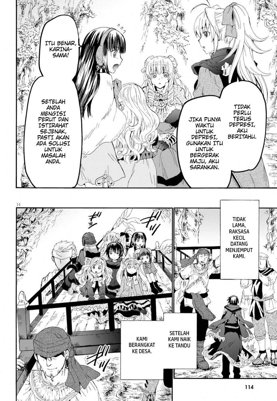 Death March kara Hajimaru Isekai Kyousoukyoku Chapter 54 Bahasa Indonesia