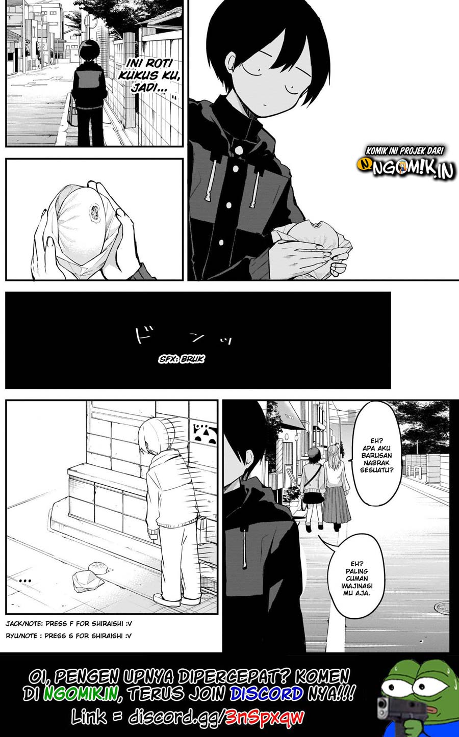 Kubo-san wa Boku (Mobu) wo Yurusanai Chapter 16 Bahasa Indonesia