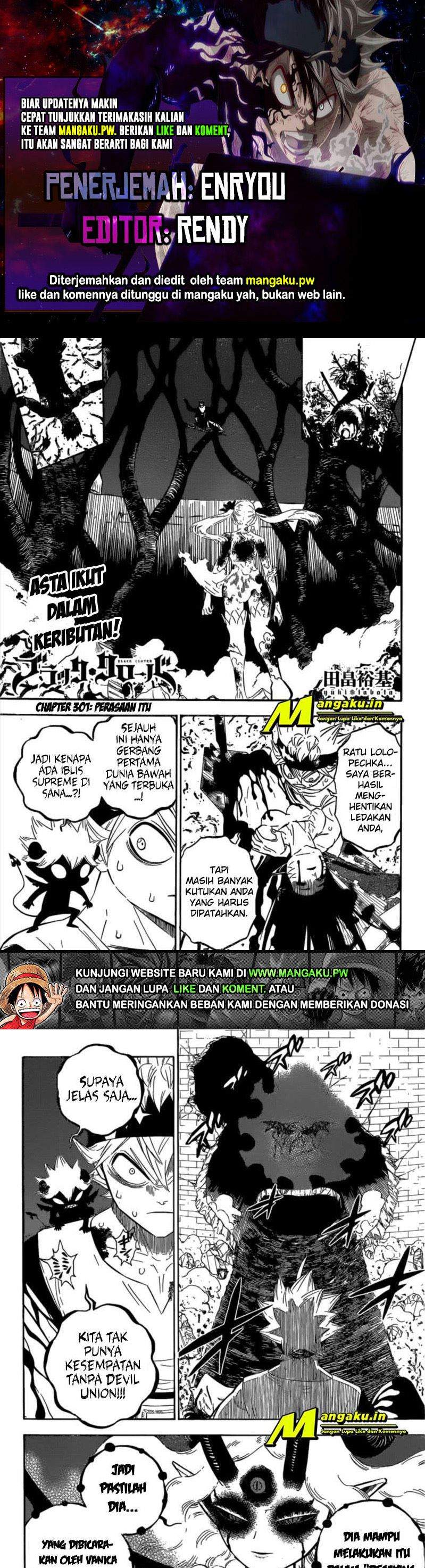 Black Clover Chapter 301 Bahasa Indonesia