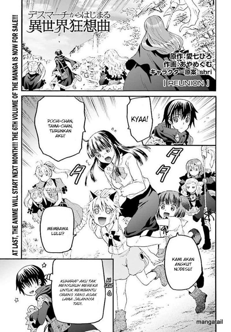 Death March kara Hajimaru Isekai Kyousoukyoku Chapter 38 Bahasa Indonesia